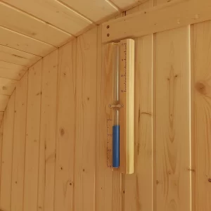 Sauna all'aperto - clessidra.